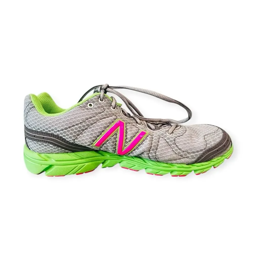 New Balance 590 V2 Running Shoes - Silver/Lime/Pink - Women’s 11